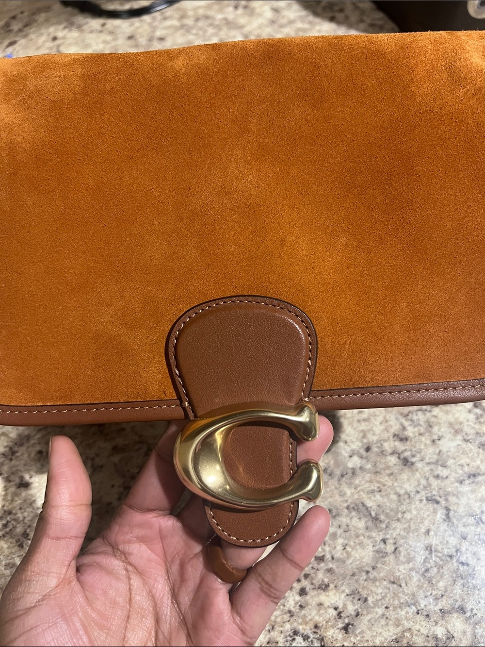 Coach Soft Tabby - Orange Suede - Picture 11 of 11